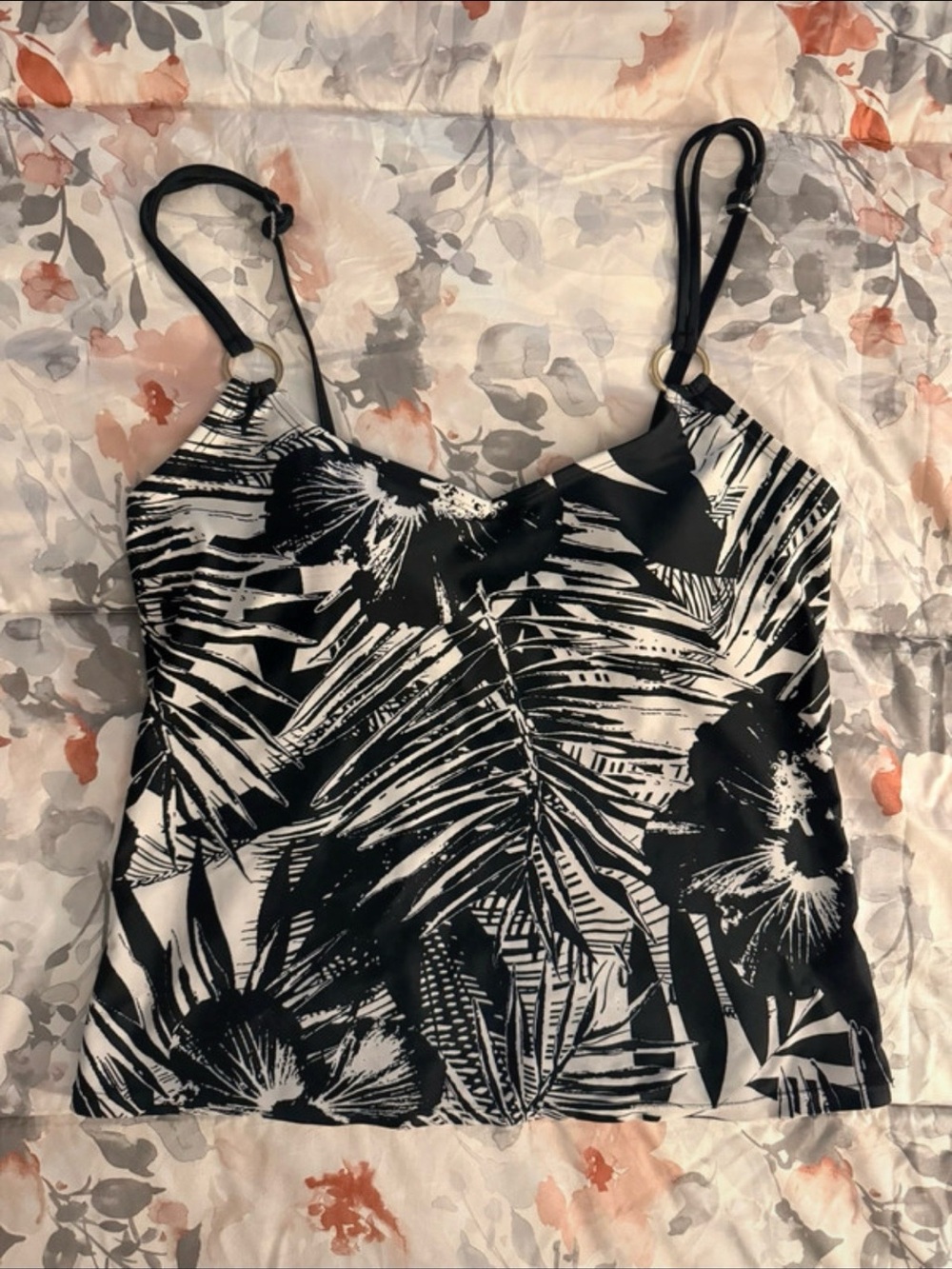 Tropical Escape Swim Top